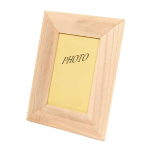 Portafoto da tavolo balsa rettangolare cm17x1,2h22