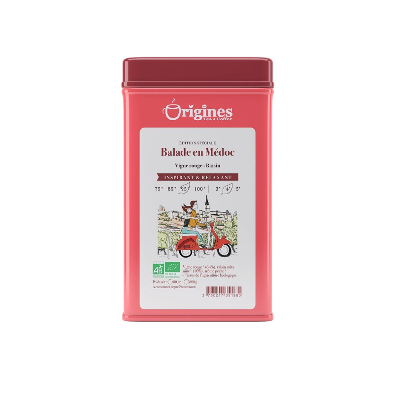 Infusion Bio Balade en Médoc - Boîte Métal 80g