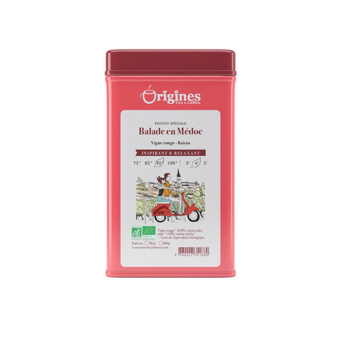 Infusion Bio Balade en Médoc - Boîte Métal 80g