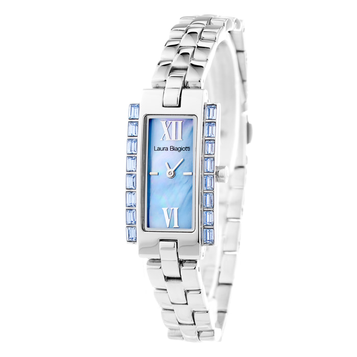 Reloj Laura Biagiotti LB0018L-03Z Mujer Analogico Cuarzo con Correa de Acero