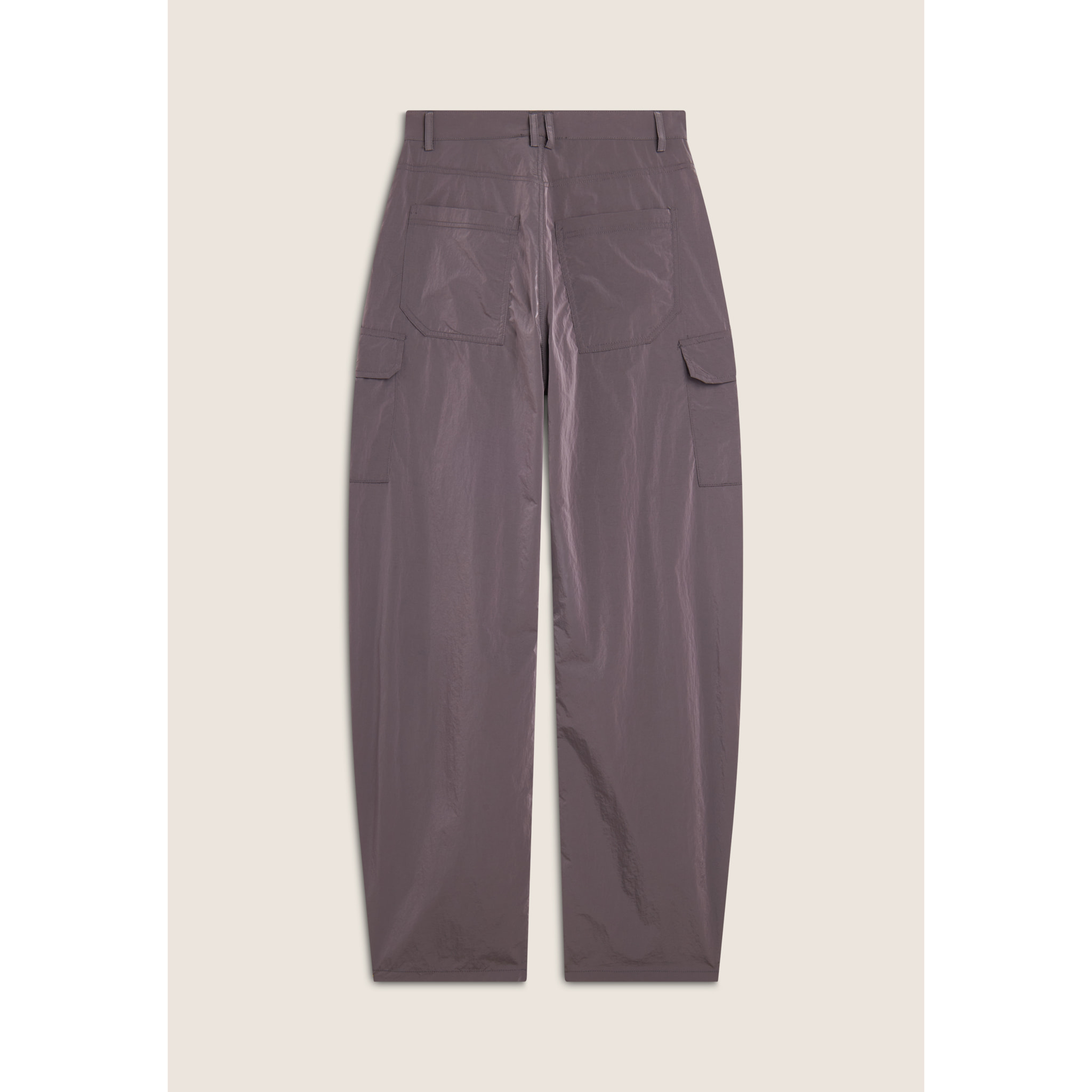 Pantaloni Cargo carrot fit in nylon navetta