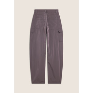 Pantaloni Cargo carrot fit in nylon navetta