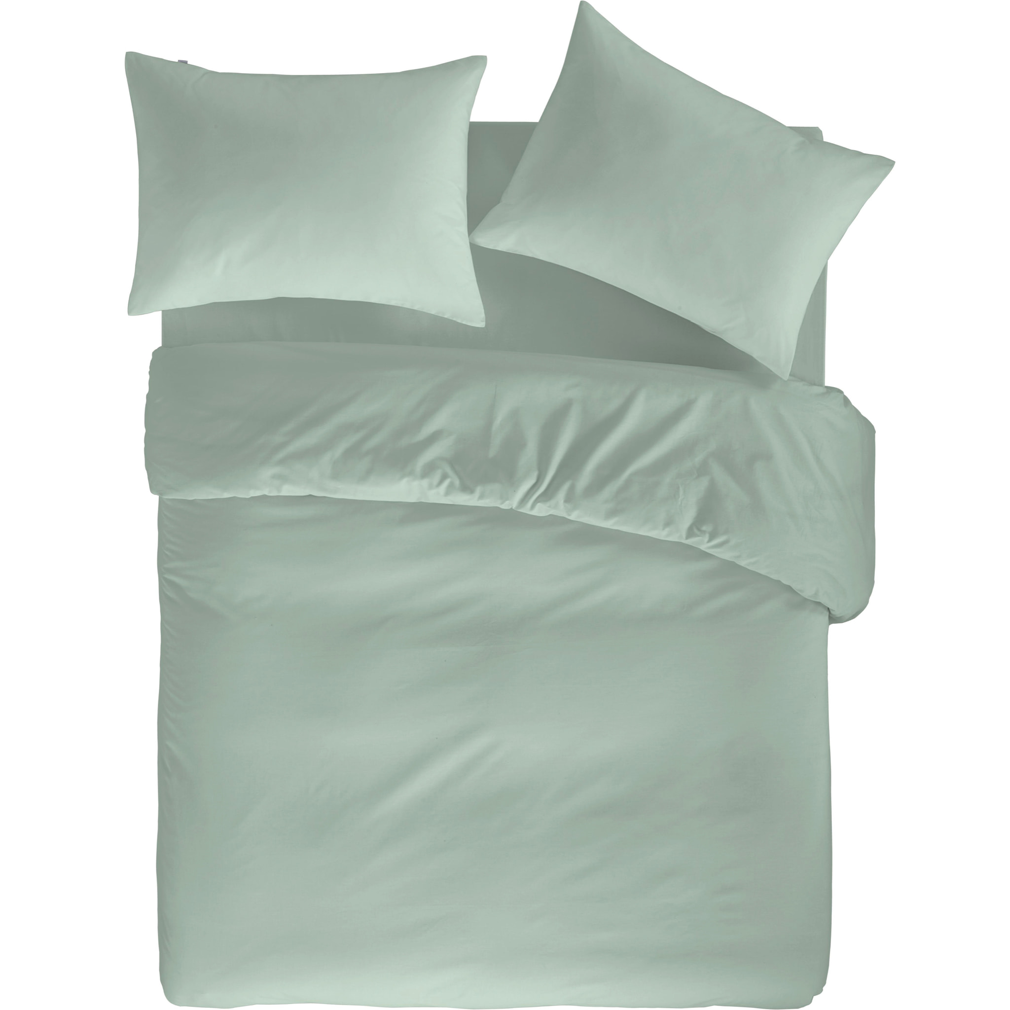 Housse de couette CASUAL en coton - vert d'eau - vendue seule