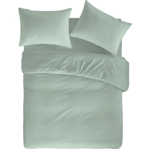 Housse de couette CASUAL en coton - vert d'eau - vendue seule
