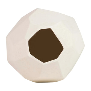 Florero Cerámica Beige  27x27x48 Cm