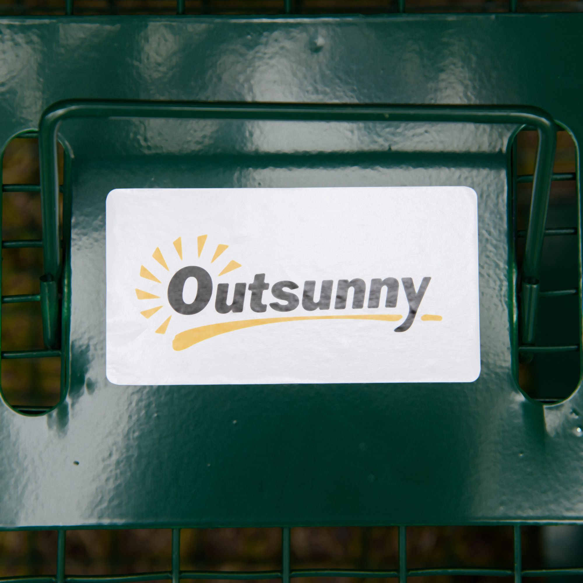 Trampa para Animales Vivos con Puerta Jaula de Captura Metálica con Asa para Conejos Visones Pequeños 60x18x20 cm Verde Oscuro