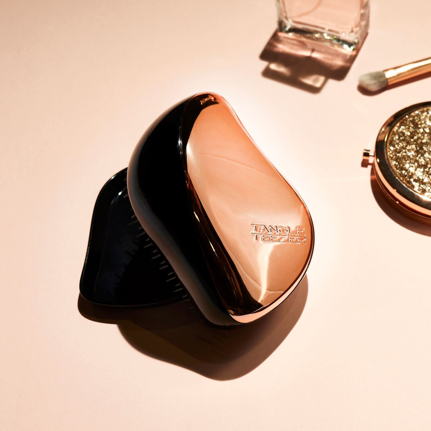 Compact Styler - Brosse à Cheveux Black Rose Gold Luxe