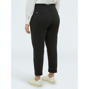 Fiorella Rubino - Pantalones Balloon de algodón - Negro