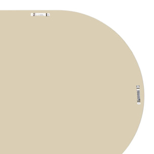 Miroir Pool ovale 39x90cm beige