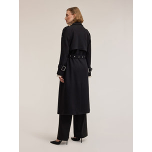 Motivi - Trench doppiopetto Smart Couture - Nero