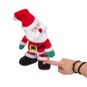 Peluche - JEUX 2 MOMES - Chanteur - Rouge et Blanc