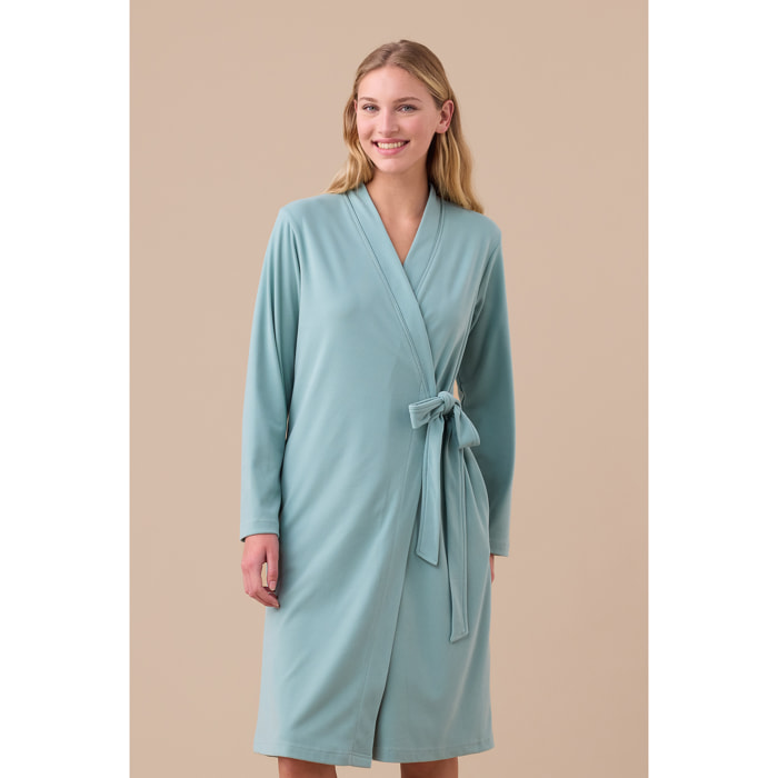 Vestaglia invernale donna micropile articolo unito. Noidinotte