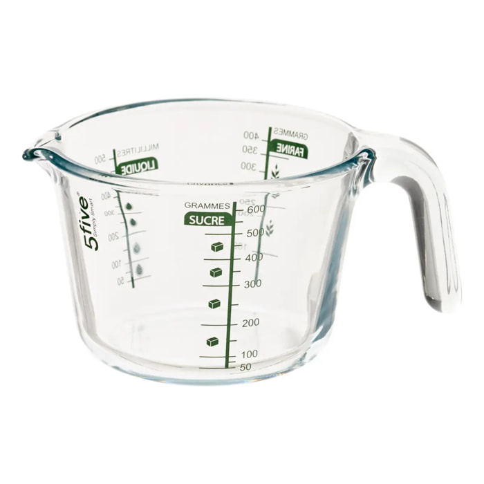 Verre doseur Neo rond 500ml transparent