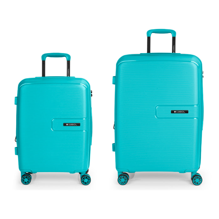 Juego de 2 maletas rígidas (cabina y mediana) STEADY