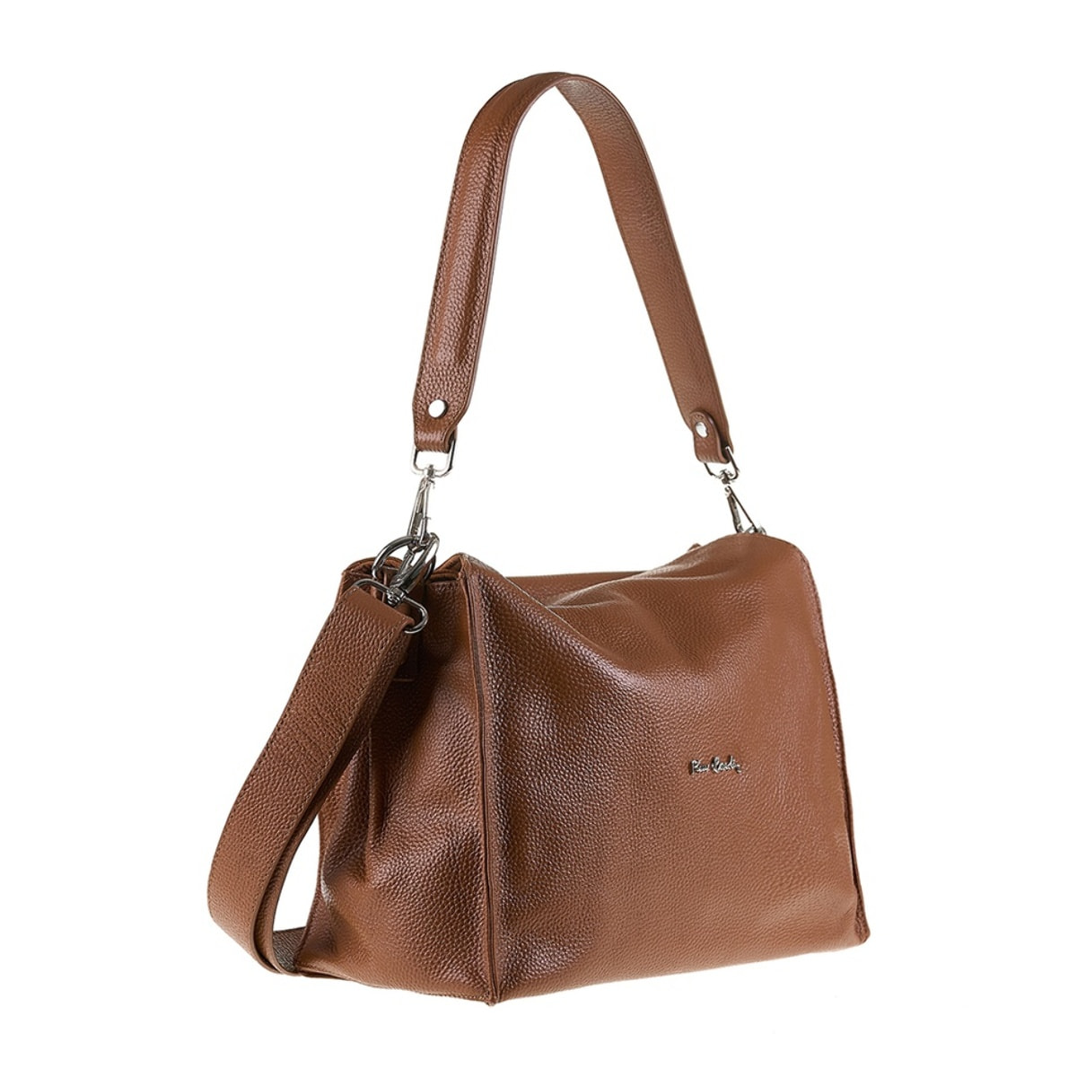 Borsa a spalla da donna Made in Italy - Modello Celeste Plus - 100% pelle - 28.0 x 24.0 x 15.5 cm