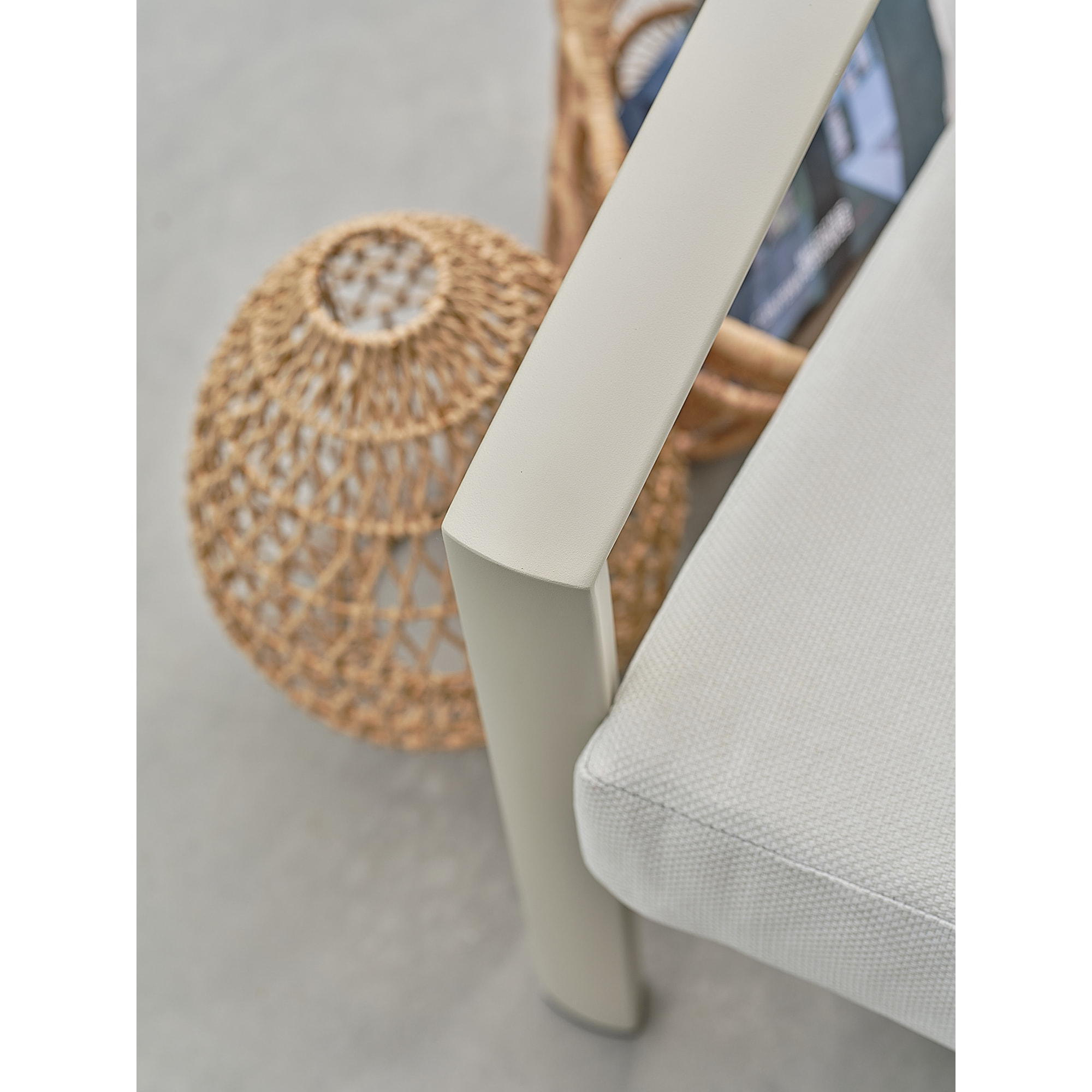 KELIA - Salon bas de jardin 5 places - Grège