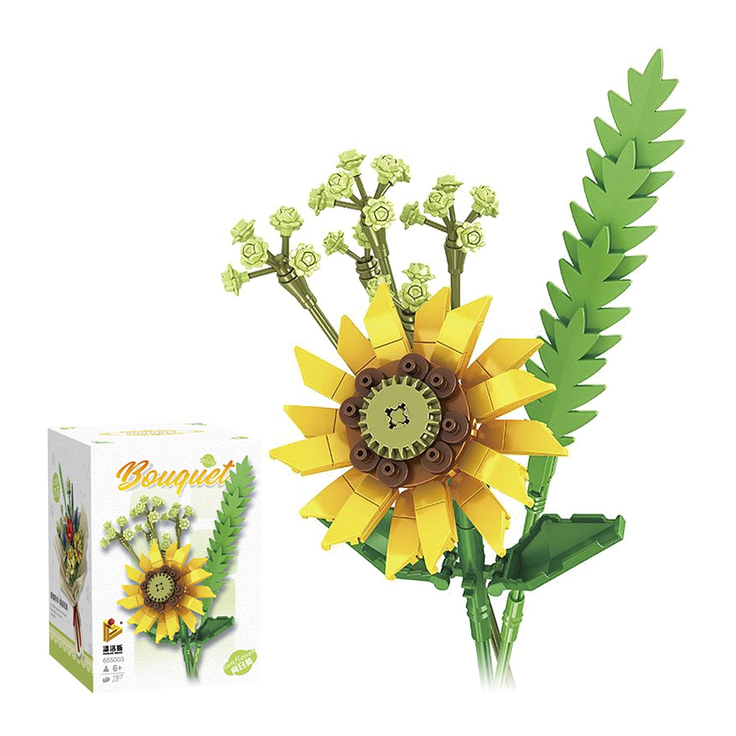 Ramo bouquet Flor girasol, 167 piezas