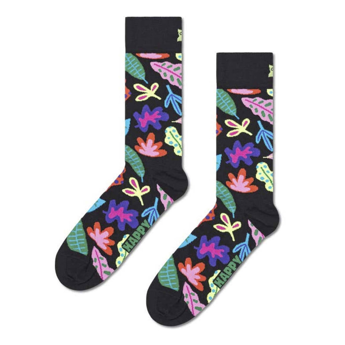 Calcetines leaves negro