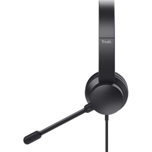 Micro-casque TRUST Ayda PC noir USB-ENC