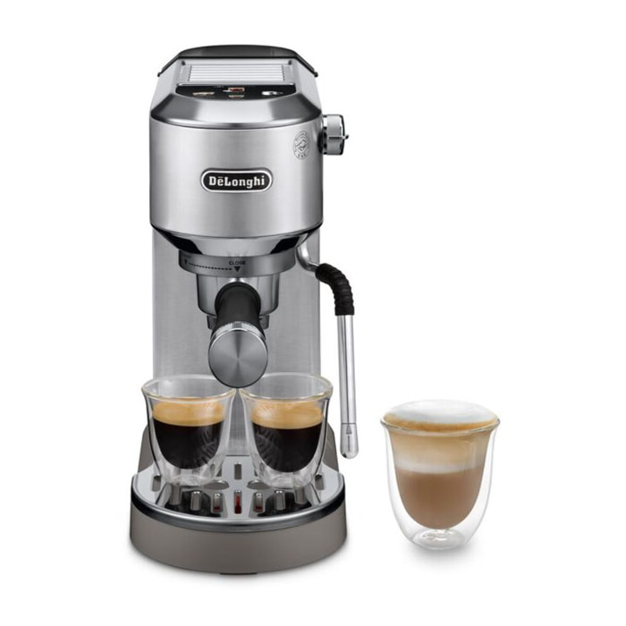 Machine à expresso DELONGHI Dedica Duo EC890.M - Metal