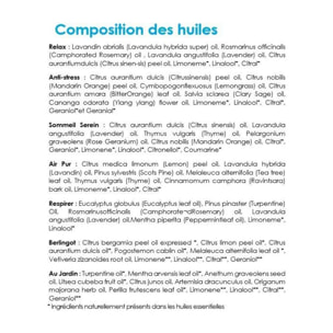 Huiles essentielles AIR AND ME Synergie Sommeil Bio