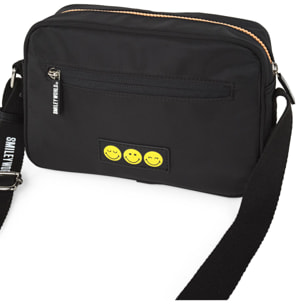 Bolso Bandolera Mujer Sint/Pu Smiley World Smiley Negro