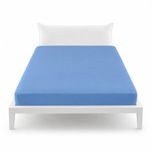BASSETTI Lenzuolo con Angoli 100% Cotone_ Piazza e mezza_Nuvola