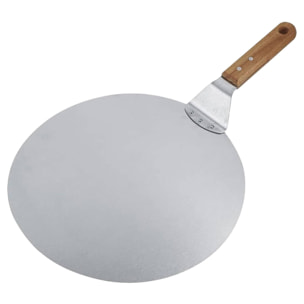 Well home - bandeja para pizza con mango de madera ø30,5cm