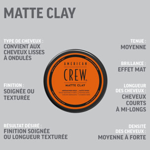 MATTE CLAY™ - Cire coiffante 85 g