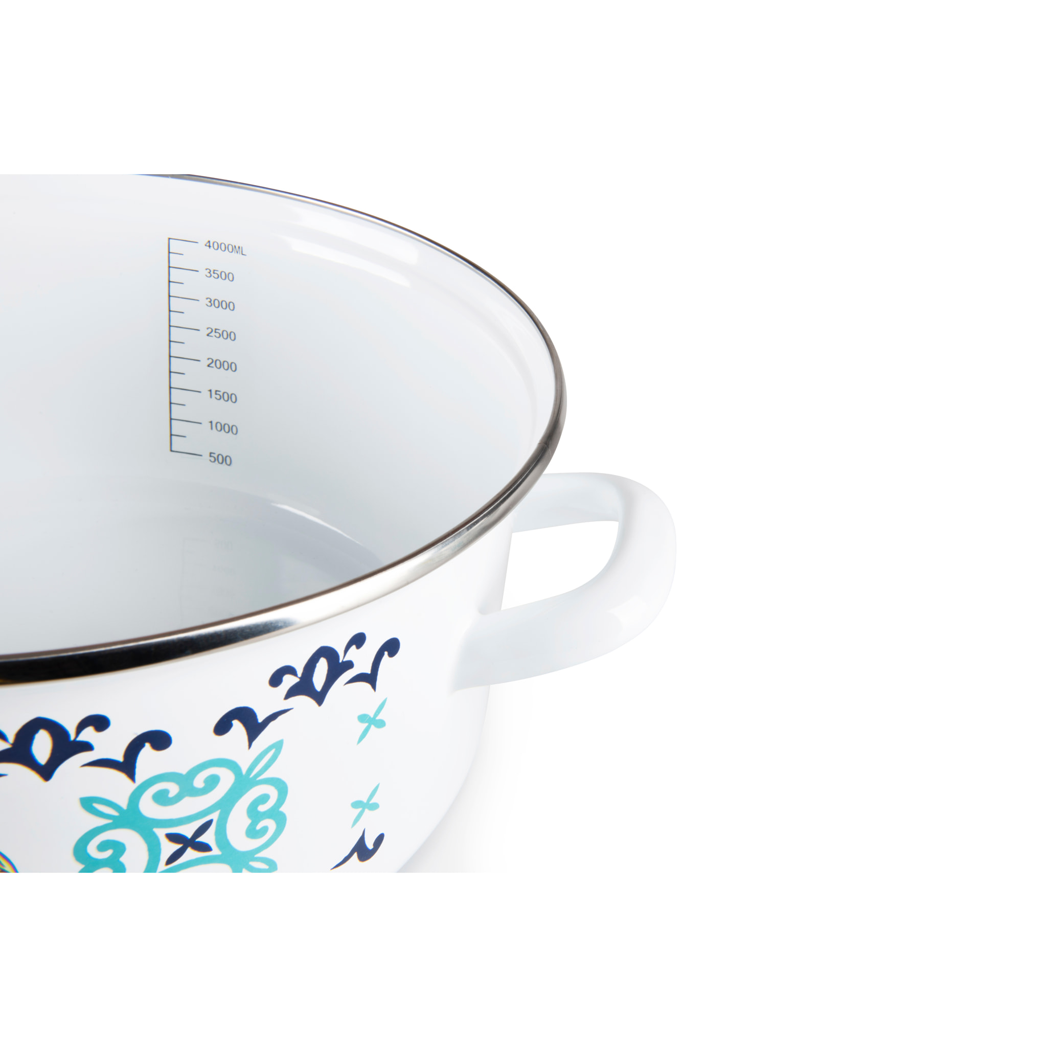 Batterie 7 pièces Excelsa – Amalfi, Acier émaillé Multicolore