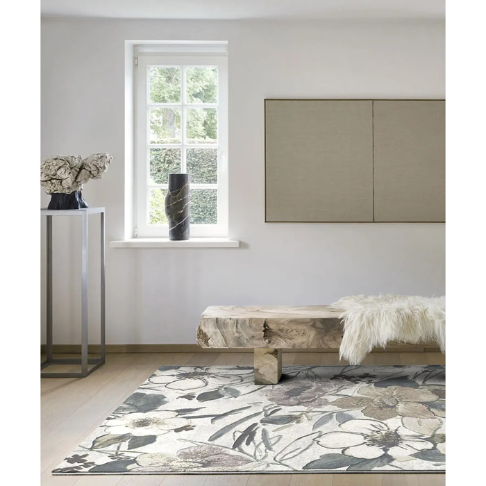 Tappeto Disegno Floreale Multicolore