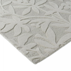 Tapis salon et chambre fait main en laine motif floral ALTA