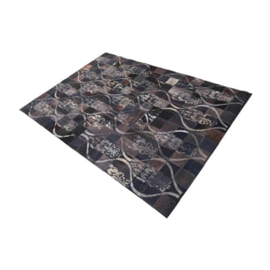 Tapis peau de vache kilim fait main LACU