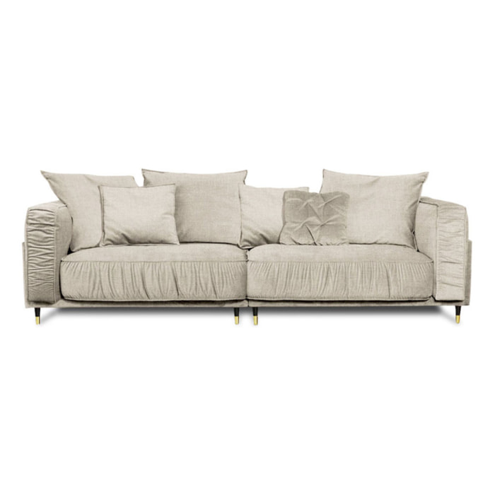 Canapé Droit Tissu Fiorenzo - 4 places