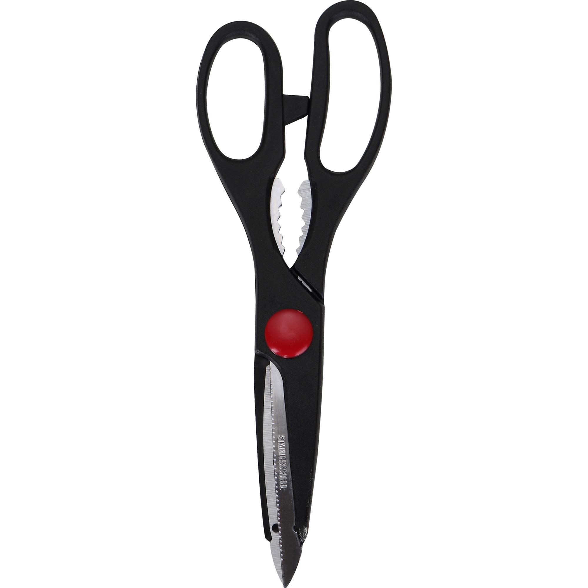 RENBERG Dresde Juego de Cuchillos 6 Piezas con Bloque de Madera, Acero Inoxidable, Color Negro