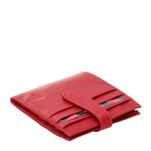Portafoglio uomo in vera pelle - Modello False - Casual - 9.5 x 8.0 x 1.5 cm