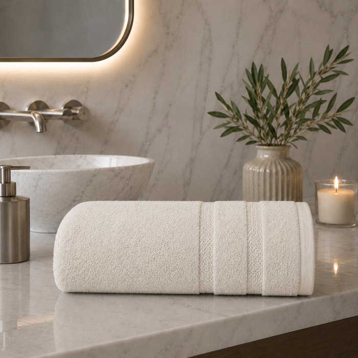 COTONE EGIZIANO Telo Bagno Spugna Lusso 530 gr
