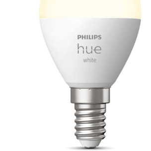 Ampoule LED connectée PHILIPS HUE E14 White Sphérique