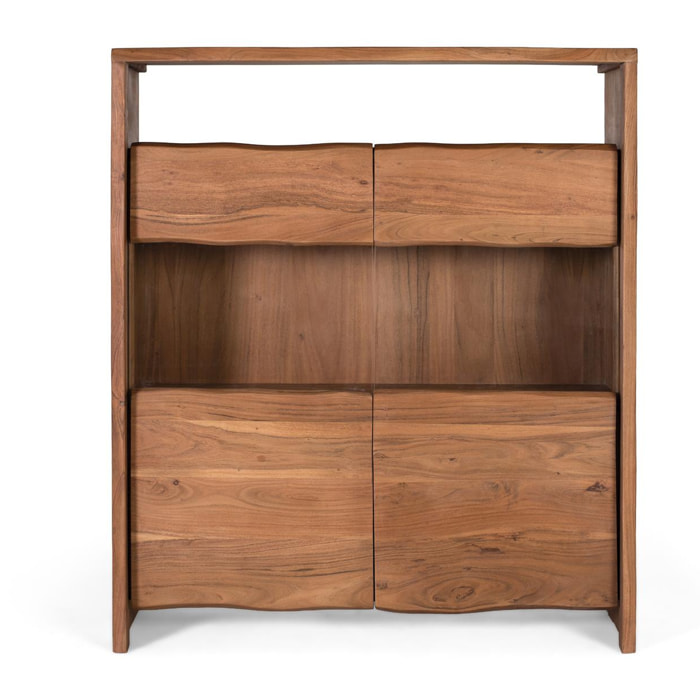 Aparador de Madera de Acacia Estilo Rústico Moderno