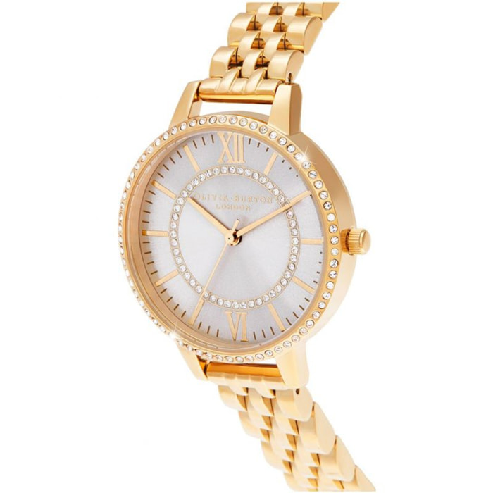 Reloj Olivia Burton OB16WD90 Mujer Analogico Cuarzo con Correa de Acero