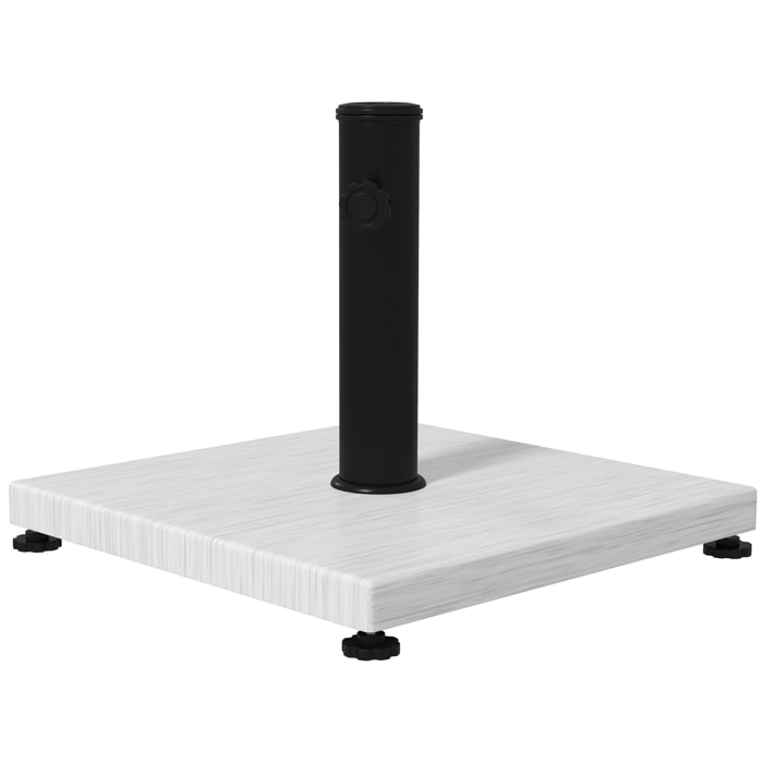 Pied de parasol - base de lestage poids net 12 Kg métal