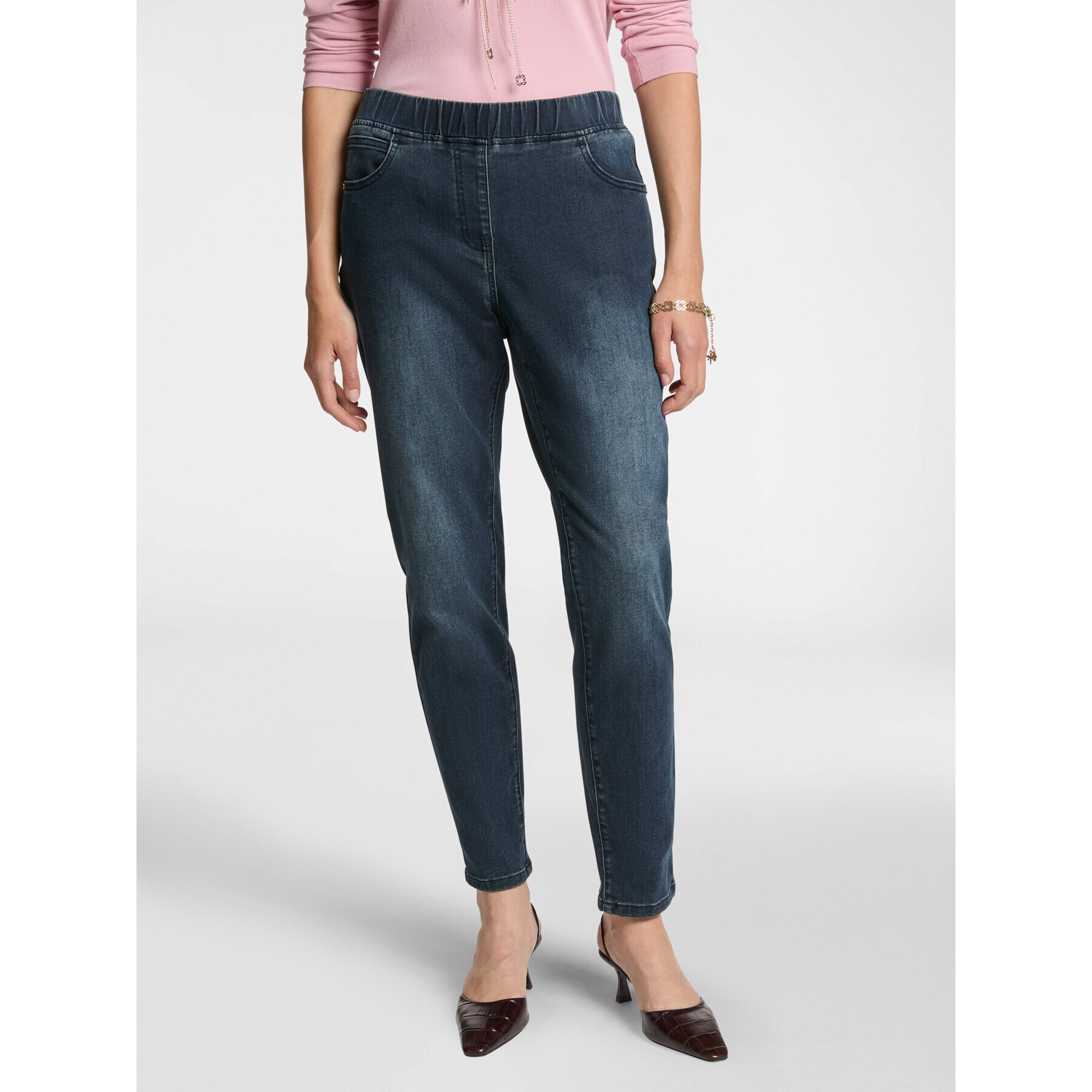 Elena Mirò - Jeggings ajustados - Azul