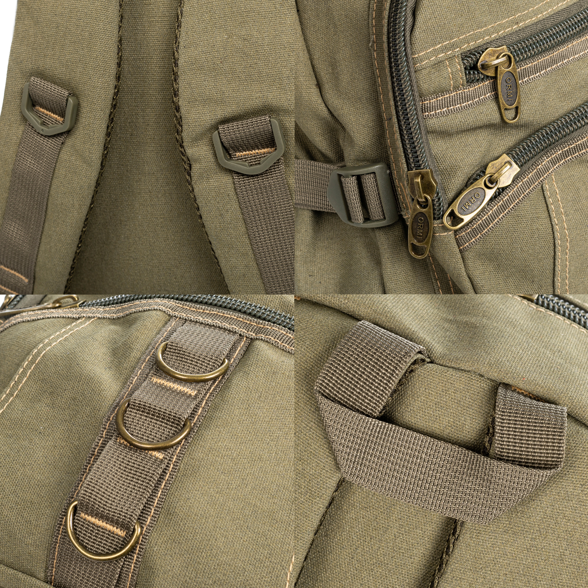 Zaino tattico in nylon Cordura ultra resistente 42*36 cm Multiscomparto imbottito