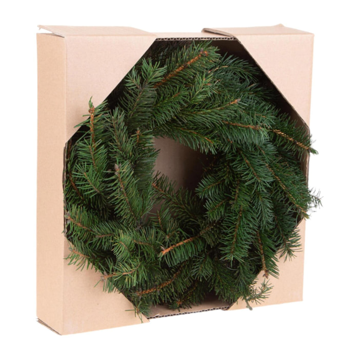 Corona abete - Pezzi 2 - 30xH5x30cm - Bianchi Dino SpA