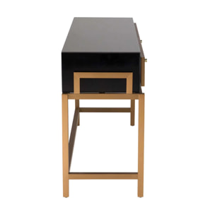 Consola Espejo Acero Inoxidable Prestine 140x42x73 Cm