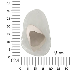 LAMPADA DA MURO OCEAN SILVER CM 21X8X31