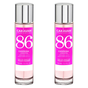 Caravan fragancias set de 2 frascos perfume de mujer nº86, de 150 ml