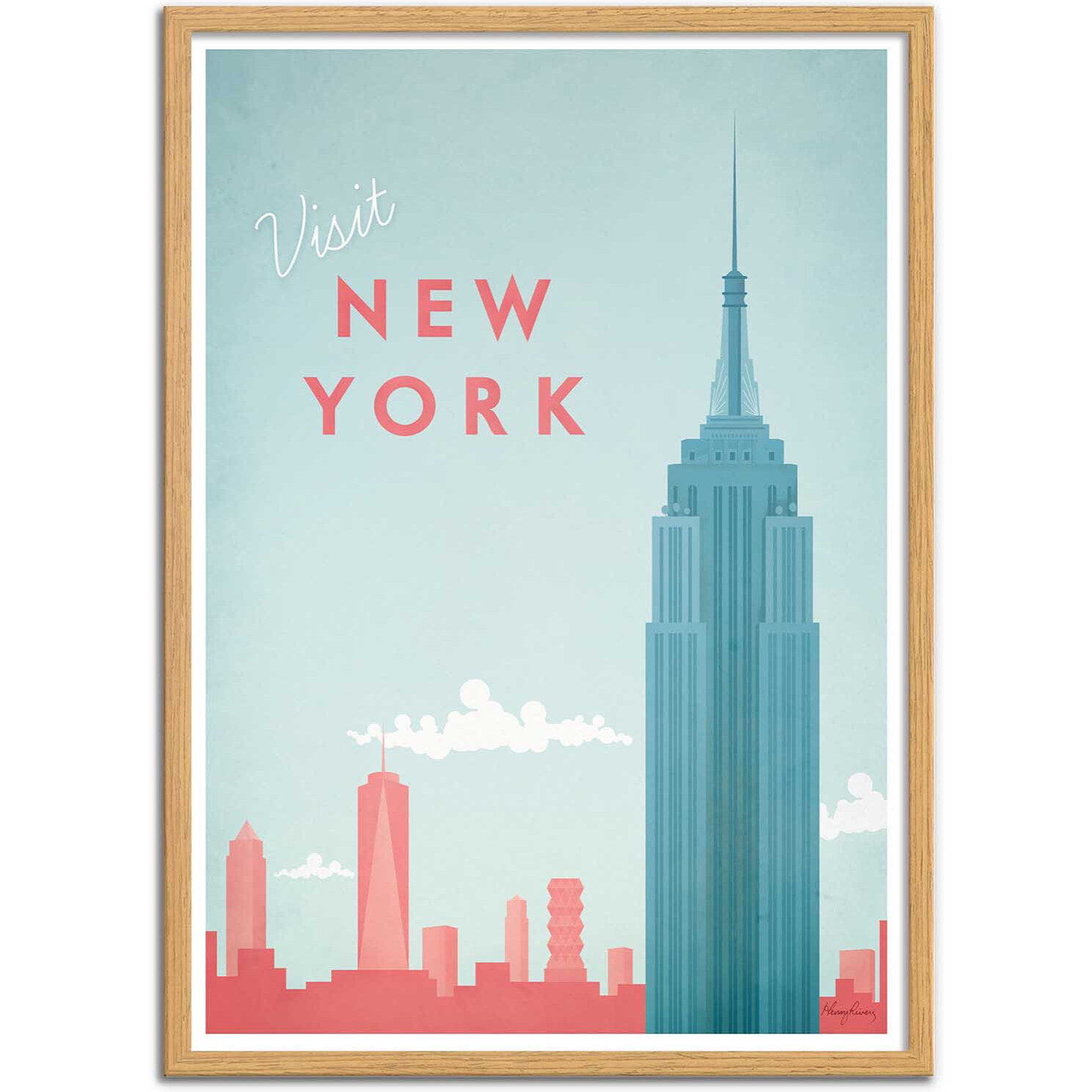 Affiche - Visit New York - Henry Rivers