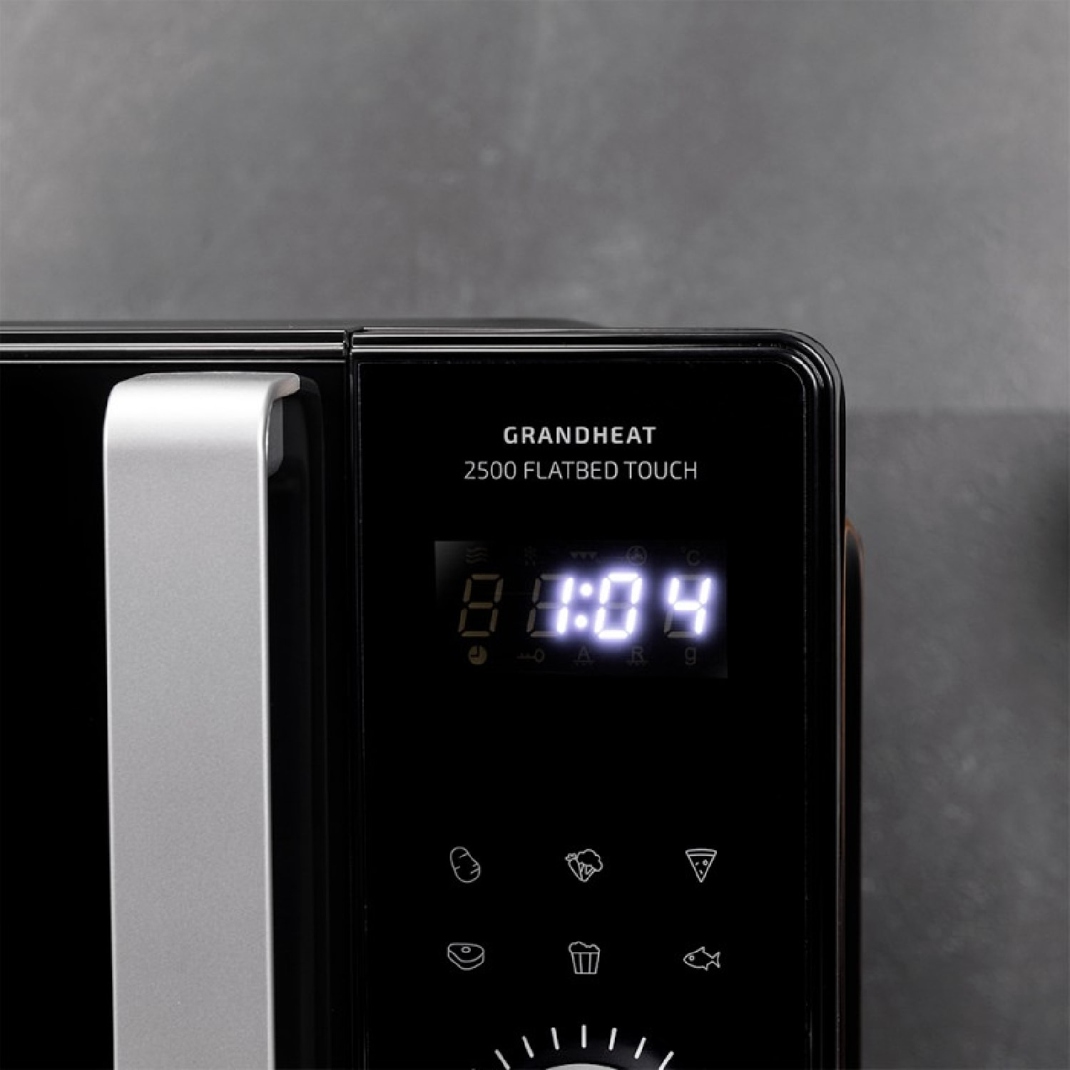 Cecotec Micro-ondes sans plateau GrandHeat 2500 Flatbed Touch Black