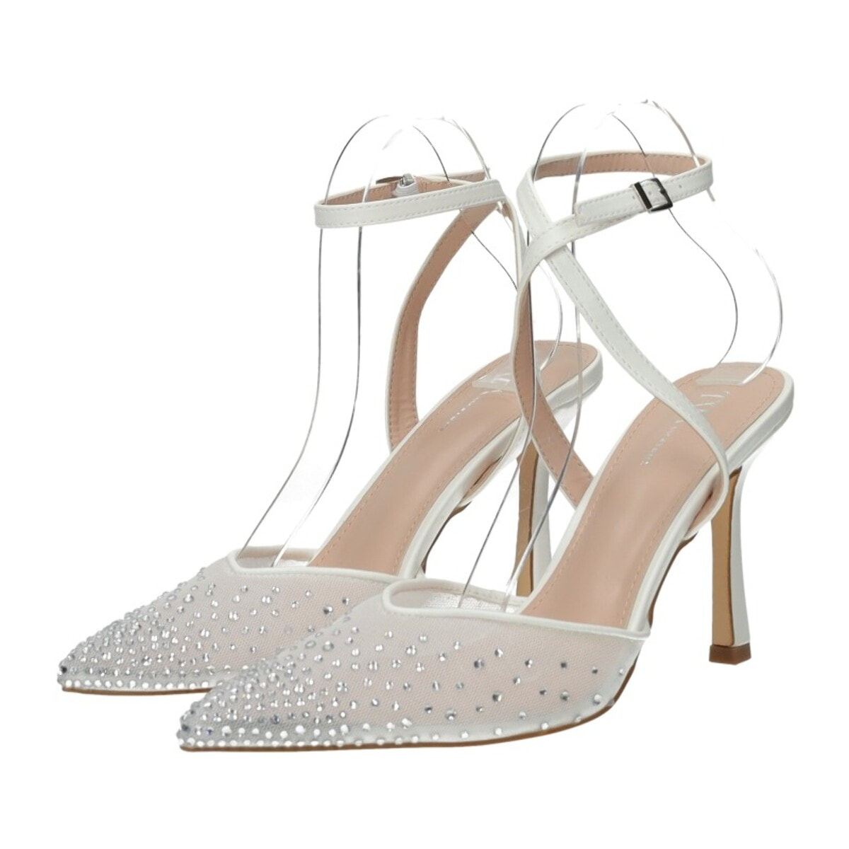 Décolleté sling back Donna Tata Italia Bianco